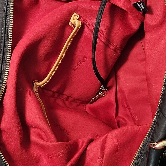 MZ WALLACE Belle Bedford Nylon Tote Handbag Medium Size Purse Zippers Black - Picture 11 of 16